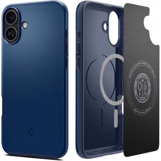Spigen Thin Fit Magsafe iPhone 16 Case - Blue