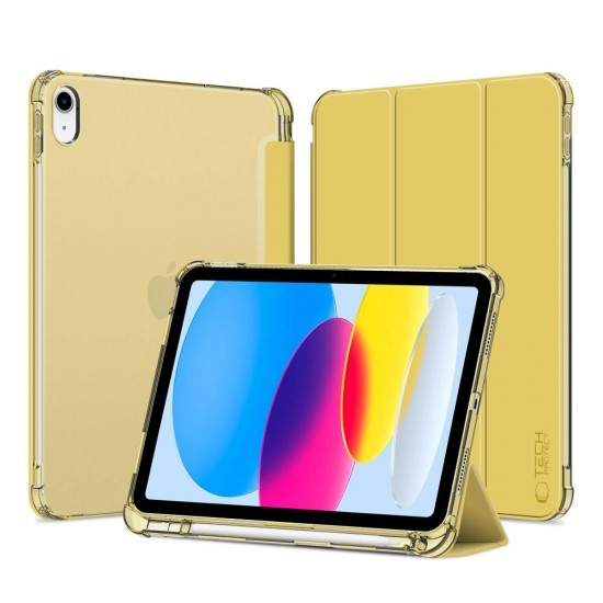 Tech-Protect SC Pen Hybrid Case for iPad 10 / 2022 - Yellow - Transparent