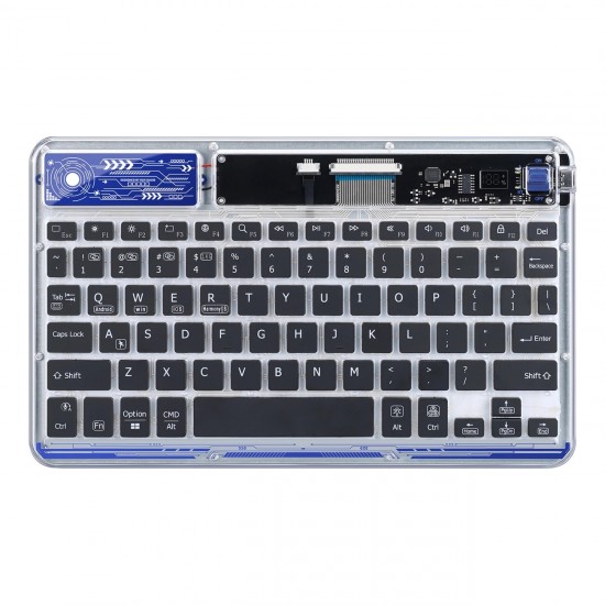 Dux Ducis Keyboard (CK Series) Wireless for Laptop / Tablet / Phone - Transparent