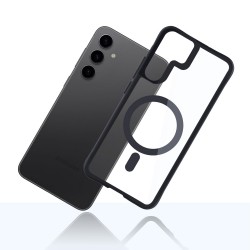 3mk Satin Armor MagCase for Samsung Galaxy S24 - Transparent