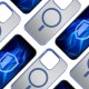 3mk Frosty MagCase Blue Case for Apple iPhone 15 Pro Max - Blue