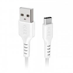 SBS TECABLEMICROC15W USB-A - USB-C Cable 1.5m - White