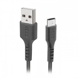 SBS LTHL200 USB-A - Micro-USB Cable 1m - Black