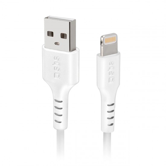 USB - Lightning cable for data and charging White