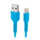 USB - Lightning cable for data and charging Cyan