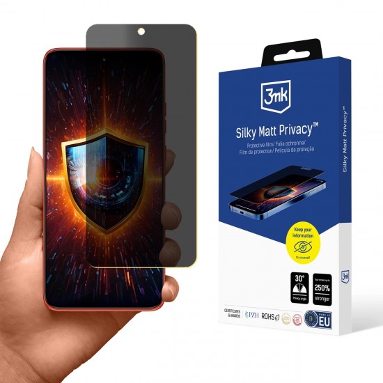 3mk Silky Matt Privacy Privacy Screen Protector for Motorola Edge 50 Neo