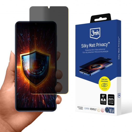 3mk Silky Matt Privacy Privacy Screen Protector for Samsung Galaxy M12