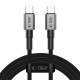 Tech-Protect UltraBoost DNA USB-C PD60W/3A Cable 100cm - Gray