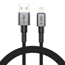 Tech-Protect UltraBoost DNA USB-A / Lightning cable 15W/2.4A 100 cm - gray