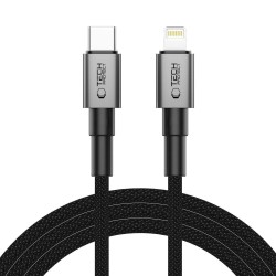 Tech-Protect Ultraboost DNA USB-C / Lightning PD27W/3A cable 200 cm - gray