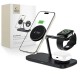 Tech-Protect QI15W-A45 3in1 Wireless Charger with MagSafe for Apple Devices - Black