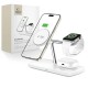 Tech-Protect QI15W-A45 3in1 Wireless Charger with MagSafe for Apple Devices - White