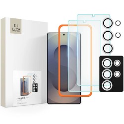 Tech-Protect Supreme Set for Samsung Galaxy S25 Ultra 2x Tempered Glass Screen Protector / Camera Tempered Glass - Clear