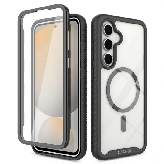 Tech-Protect Defense MagSafe Case for Samsung Galaxy S25 - Black