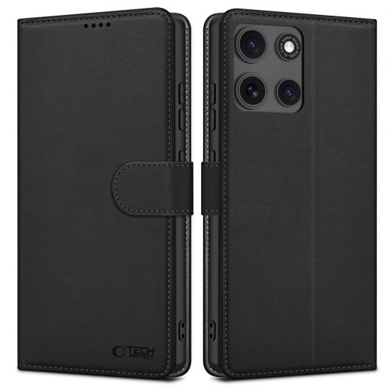 Tech-Protect Wallet Case for Motorola Moto G15 / G15 Power - Black