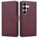 Tech-Protect Wallet Case for Samsung Galaxy S25 Ultra - Burgundy