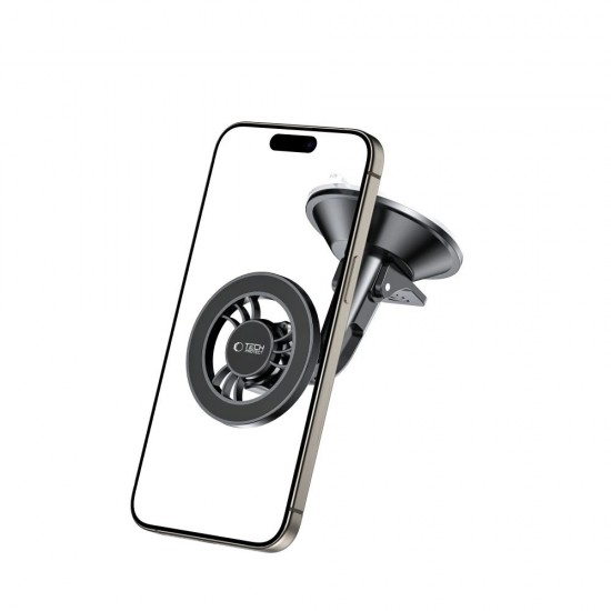 Tech-Protect N56 Magnetic MagSafe Car Holder for Cockpit, Windshield Mount - Black
