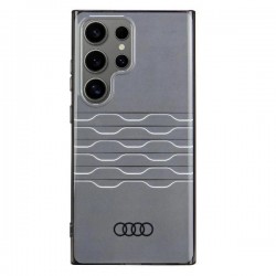 Audi IML Geometric Pattern Case S24 Ultra S928 black/black hardcase AU-IMLS24U-A6/D3-BK