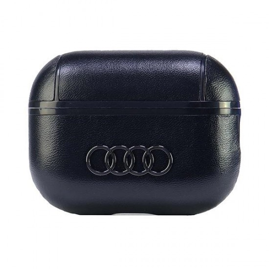 Audi Leather Big Logo AirPods Pro 2 cover black/black AU-APP2-GT/D3-BK