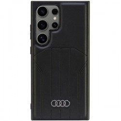 Audi Synthetic Leather MagSafe S24 Ultra S928 black/black hardcase AU-TPUPCMS24U-Q5/D1-BK