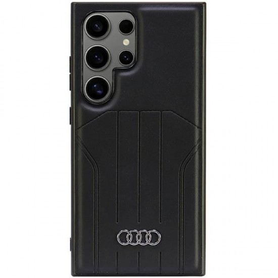 Audi Synthetic Leather MagSafe S24 Ultra S928 black/black hardcase AU-TPUPCMS24U-Q5/D1-BK