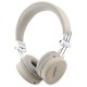 Guess Bluetooth on-ear headphones ENC GUBH70PGTSPSE beige/beige Grained Classic Round Shape
