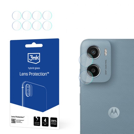 3mk Lens Protection Hybrid Camera Lens Glass for Motorola Moto E15
