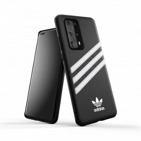 Adidas OR Moulded PU Case for Huawei P40 - Black and White