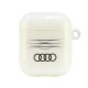 Audi IML Geometric Pattern Case for AirPods 1 / 2 - White