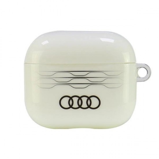 Audi IML Geometric Pattern AirPods 3 Case - White