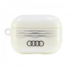 Audi IML Geometric Pattern Case for AirPods Pro 2 - White