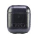 Audi Leather Big Logo Case for AirPods 1 / 2 - Black
