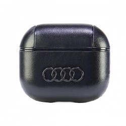 Audi Leather Big Logo Case for AirPods 3 - Black