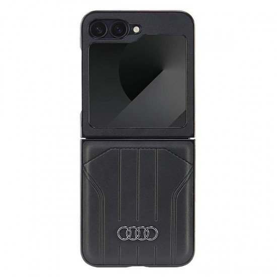 Audi Synthetic Leather MagSafe Case for Samsung Galaxy Z Flip 6 - Black