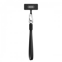 Audi Crossbody Leather Universal Lanyard 28cm x 10mm - Black
