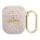 Guess 4G Script Metal Collection Case for AirPods 1 / 2 - Pink