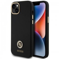 Guess Silicone Logo Strass 4G Case for iPhone 15 Plus / 14 Plus 6.7