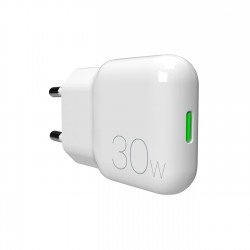 GaN Puro SLIMPRO 30W USB-C Wall Charger - White