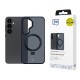 3mk Smoke Case Mag&Stand for Samsung Galaxy S25 - black