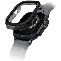 Uniq Voute Tempered Glass Case for Apple Watch Ultra 49mm - Black