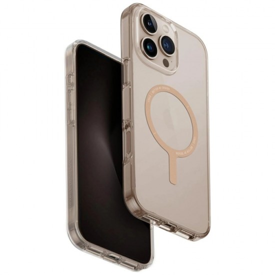 Uniq Clario Magclick Charging Case for iPhone 16 Pro Max - Transparent Gold