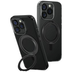 Uniq Swivix 360 Rotating Kickstand Case for iPhone 16 Pro - Black