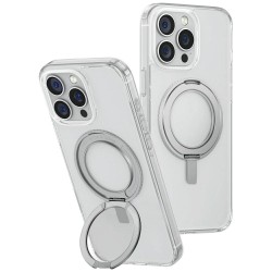 Uniq Swivix 360 Rotating Kickstand Case for iPhone 16 Pro Max - Transparent