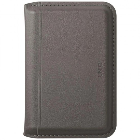 Uniq Lyden DS RFID Magnetic Wallet with Phone Stand - Gray
