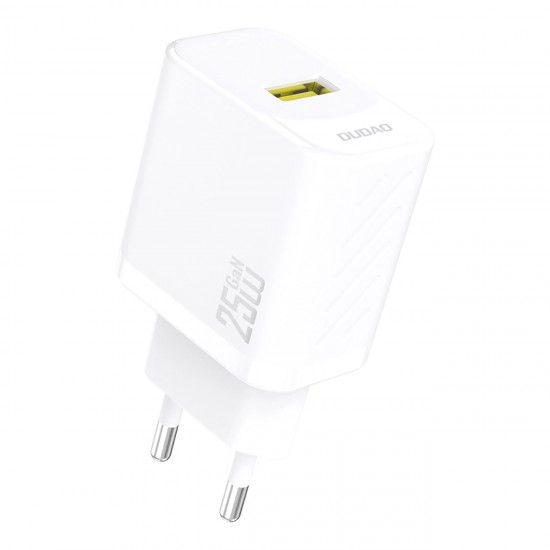 Dudao A27S 25W GaN USB-A Charger - White