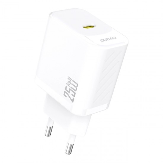 Dudao A27 25W GaN USB-C Wall Charger - White