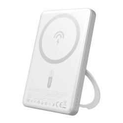 Dudao K28S 20W PD 5000mAh Powerbank with MagSafe and Stand - Silver