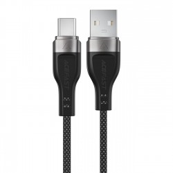 Acefast C11-04 USB-A - USB-C 3A Cable 1.2m Magnetic Braid - Black