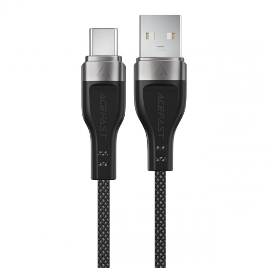 Acefast C11-04 USB-A - USB-C 3A Cable 1.2m Magnetic Braid - Black