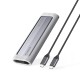 Orico AXM2F M.2 SATA SSD USB-C 3.2 Disk Case - Gray